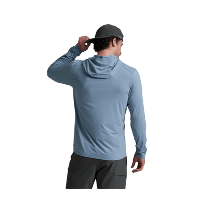 KUHL MEN'S KOVERT HOODY - MINREAL BLUE - BACK VIEW