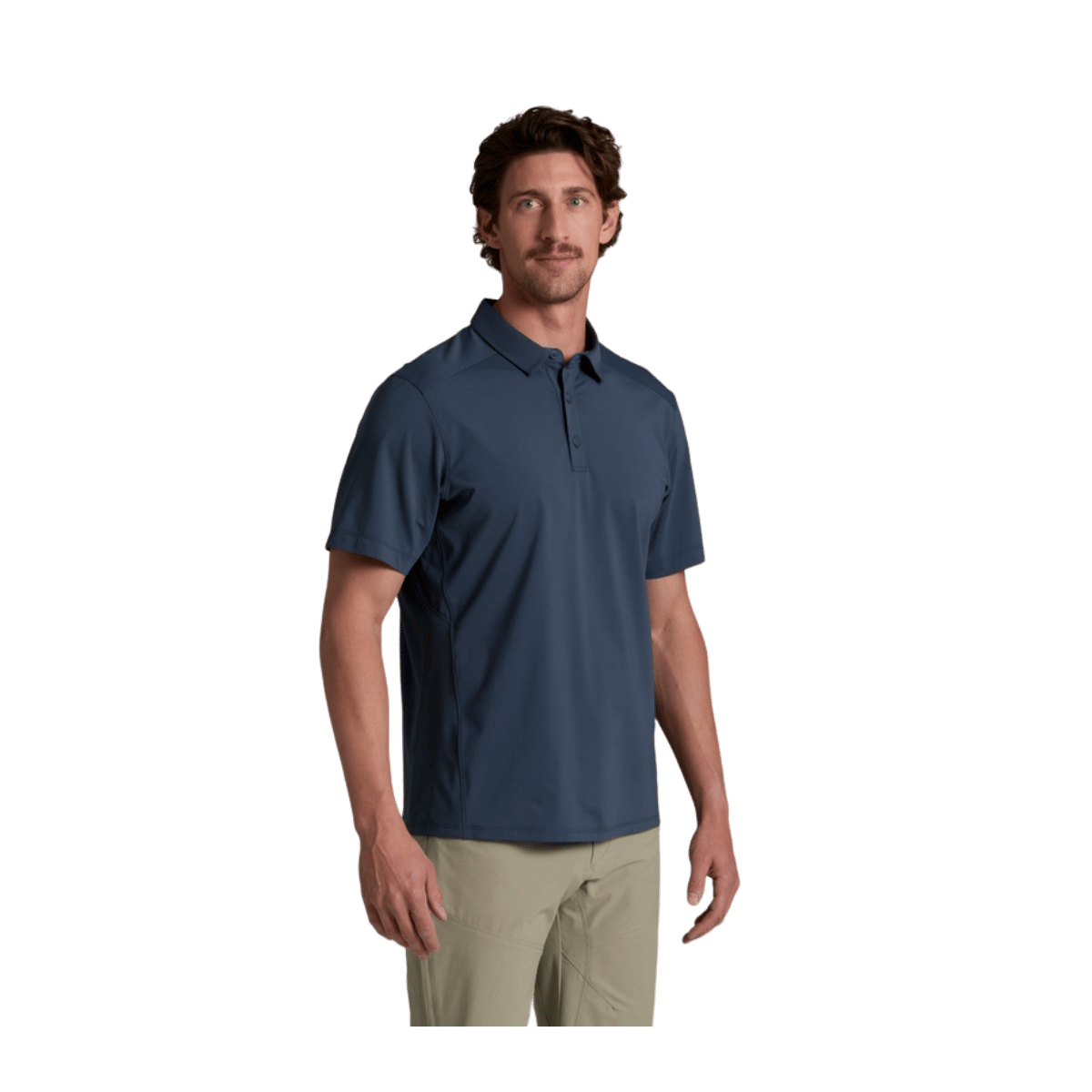 KUHL MEN'S KOVERT POLO - PIRATE BLUE - FRONT