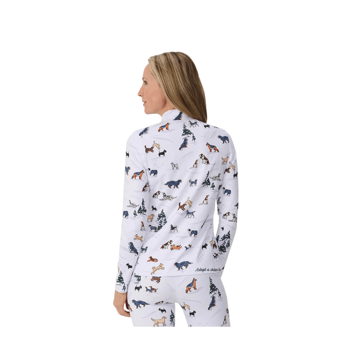 KRIMSON KLOVER W DOG DAYS OF SNOW TOP  BACK