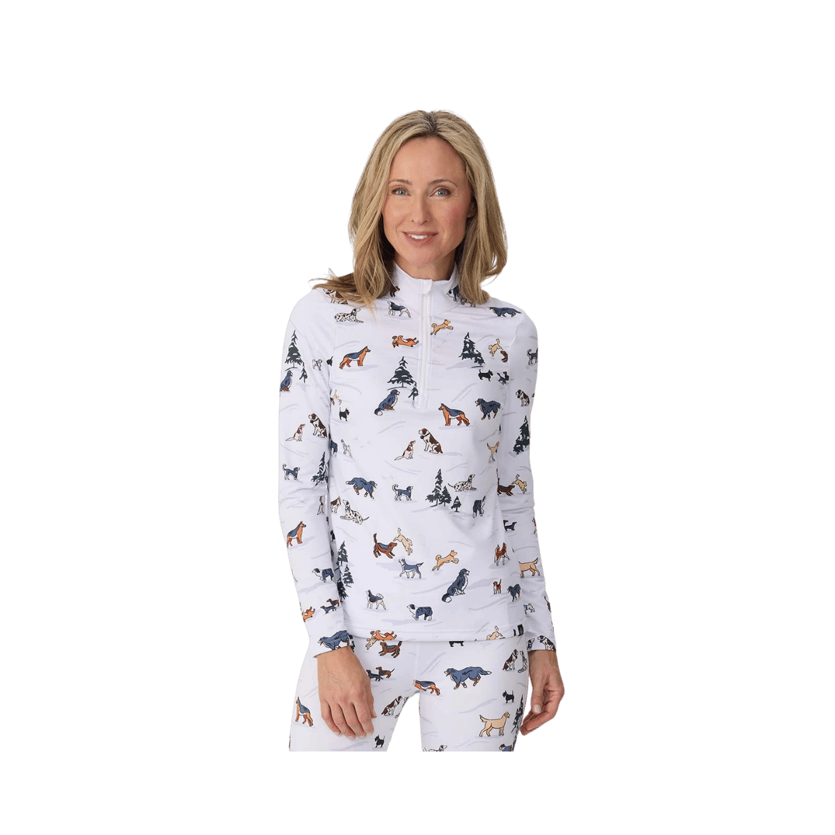 KRIMSON KLOVER W DOG DAYS OF SNOW TOP FRONT