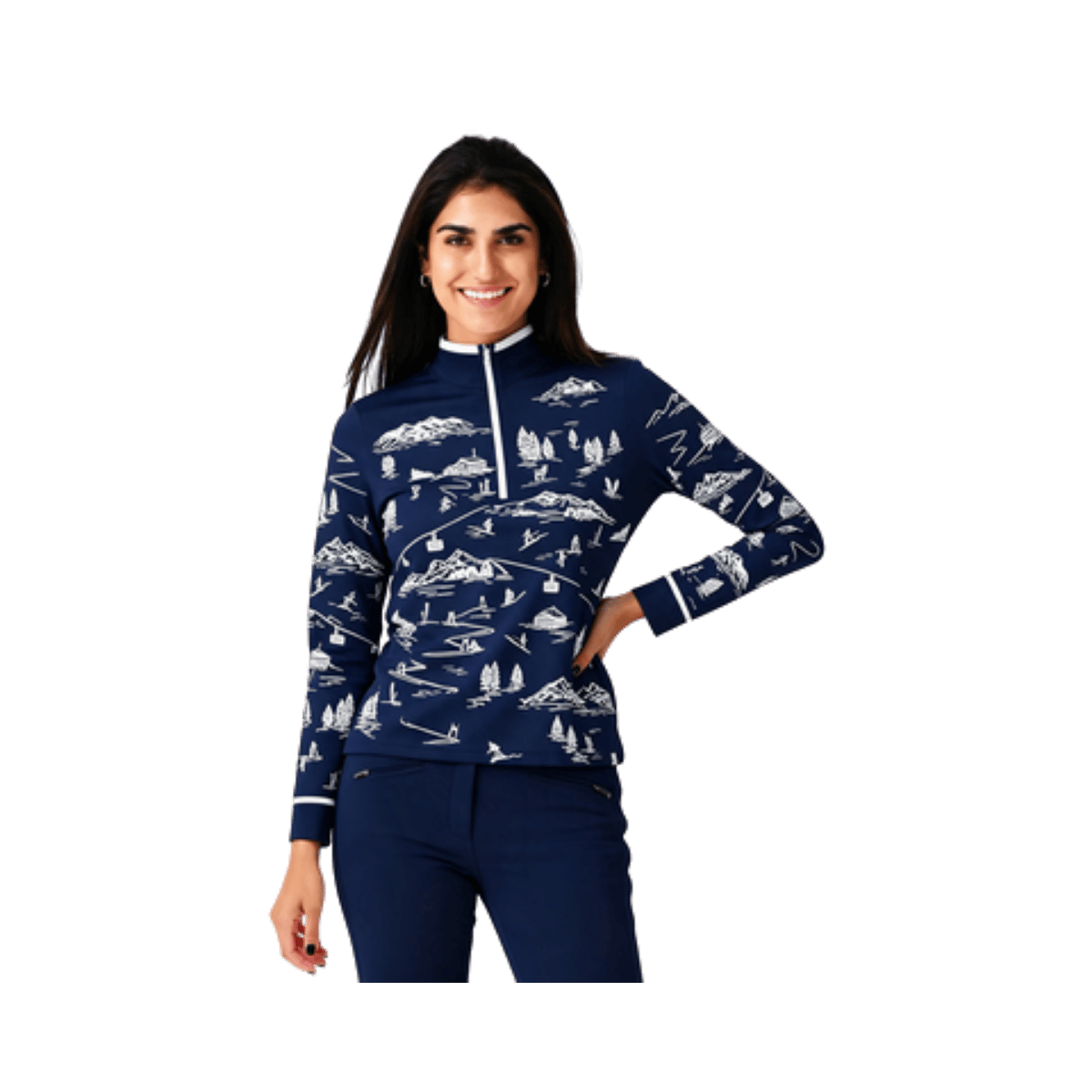 KRIMSON KLOVER W DRIFTER TURTLENECK DARK BLUE