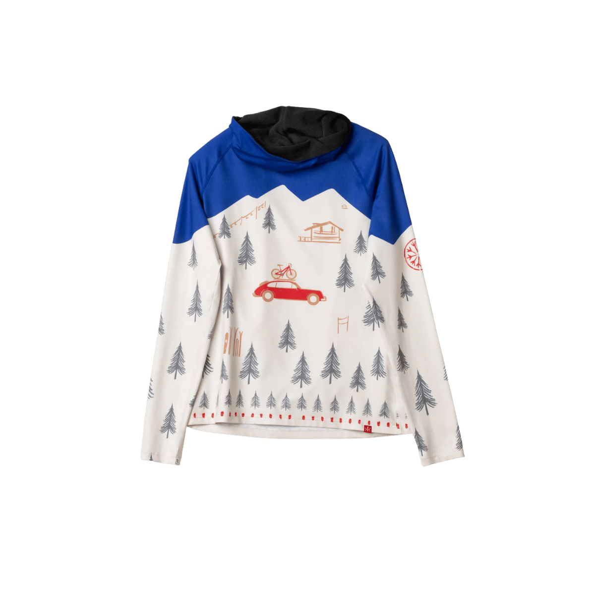 KRIMSON KLOVER W VINTAGE CAR TURTLENECK COBALT BLUE