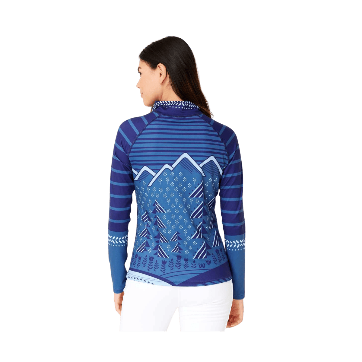 KRIMSON KLOVER WOMEN'S MARTINA TOP - NAVY - BACK VIEW