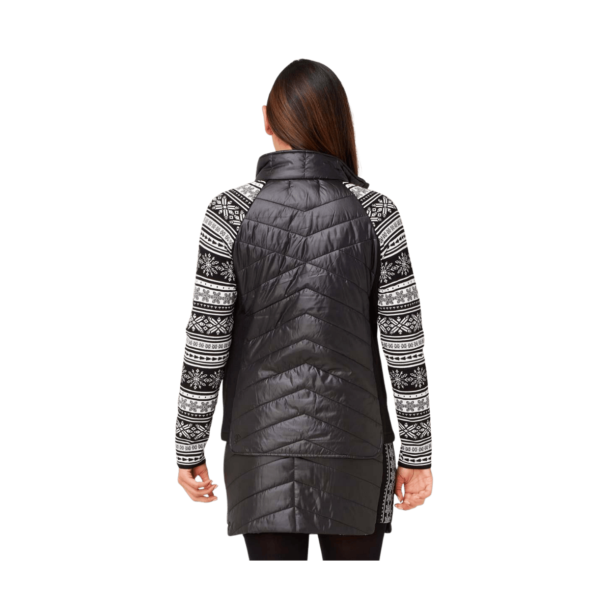 KRIMSON KLOVER WOMEN'S SWITCHBACK JACKET - BLACK HOLIDAY - BACK 