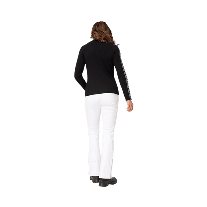 KRIMSON KLOVER WOMEN'S SLALOM ZIP NECK - BLACK -  BACK