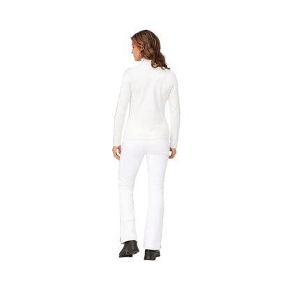 KRIMSON KLOVER WOMEN'S SLALOM ZIP NECK - SNOW - BACK