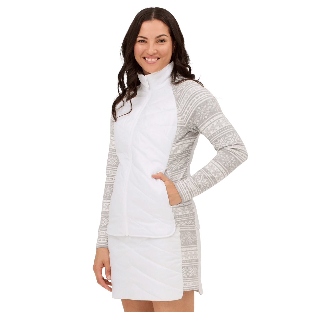 KRIMSON KLOVER WOMEN'S SWITCHBACK JACKET - SNOW HOLIDAY_SIDE ANGLE