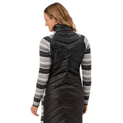 KRIMSON KLOVER WOMEN'S SWITCHBACK JACKET - BLACK MONTROSE_BACK ANGLE MODEL