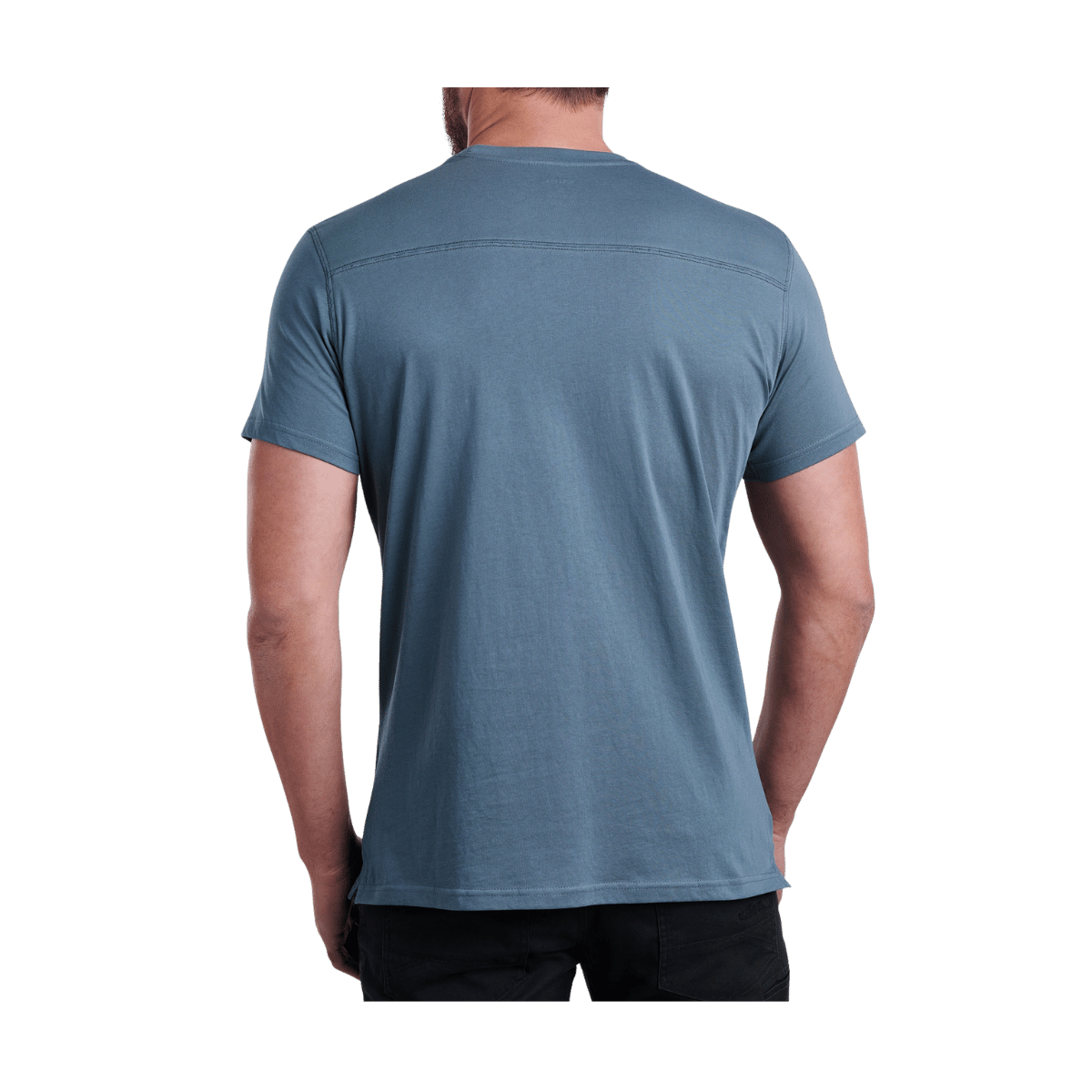 KUHL BRAVADO SHORT SLEEVE TEE - DEEP WATERS - BACK VIEW