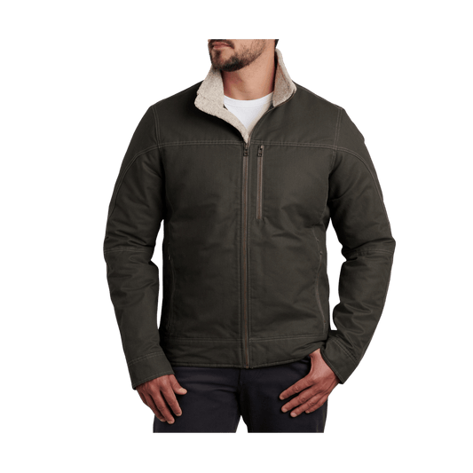 KUHL BURR INSULATED JACKET - GUN METAL - FRONT VIEW