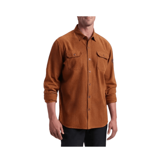 KUHL DESCENDR FLANNEL LS BURNT COPPER