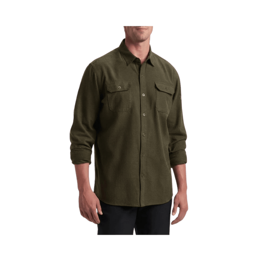 KUHL DESCENDR FLANNEL LS OLIVE NIGHT