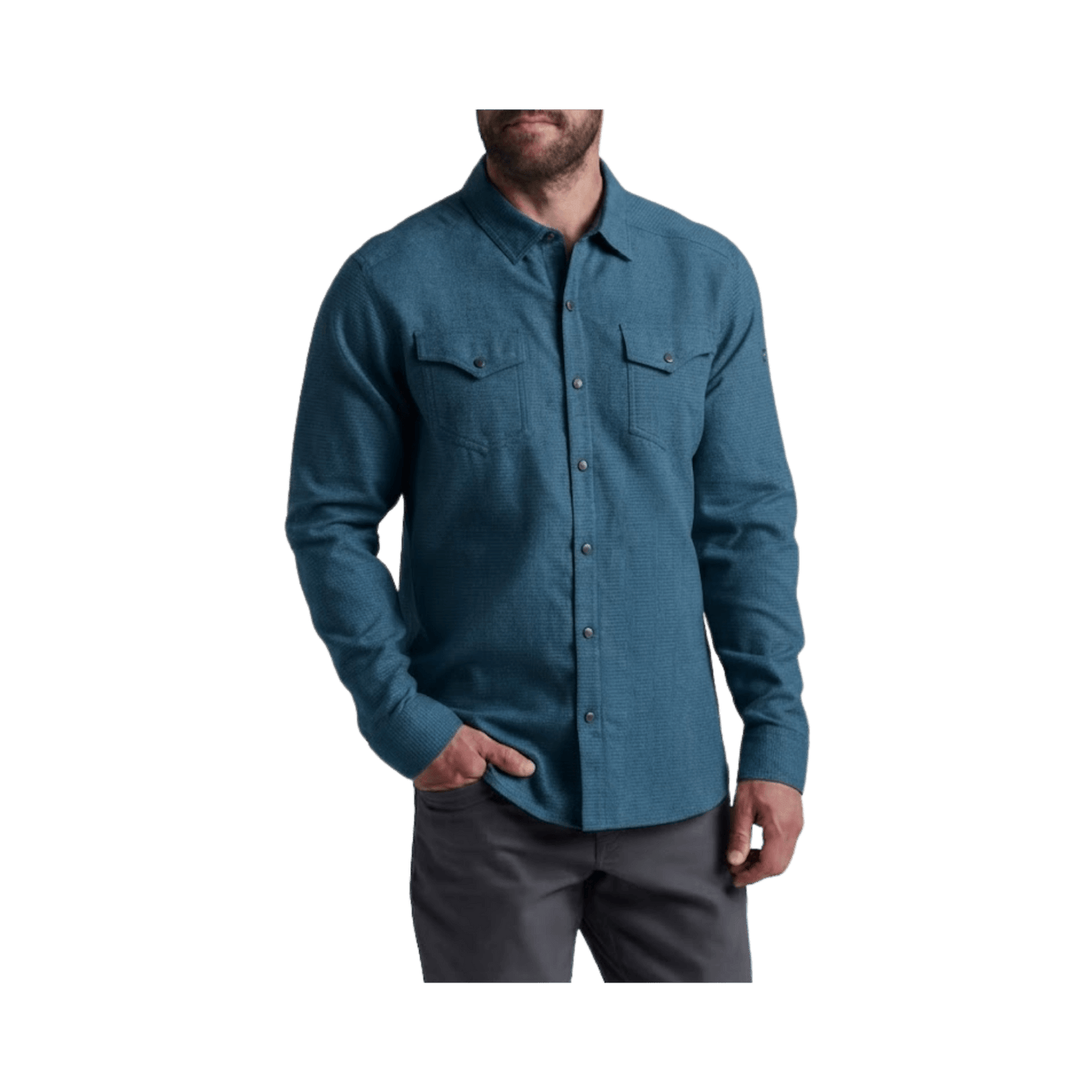 KUHL DISPUTR LS FJORD BLUE