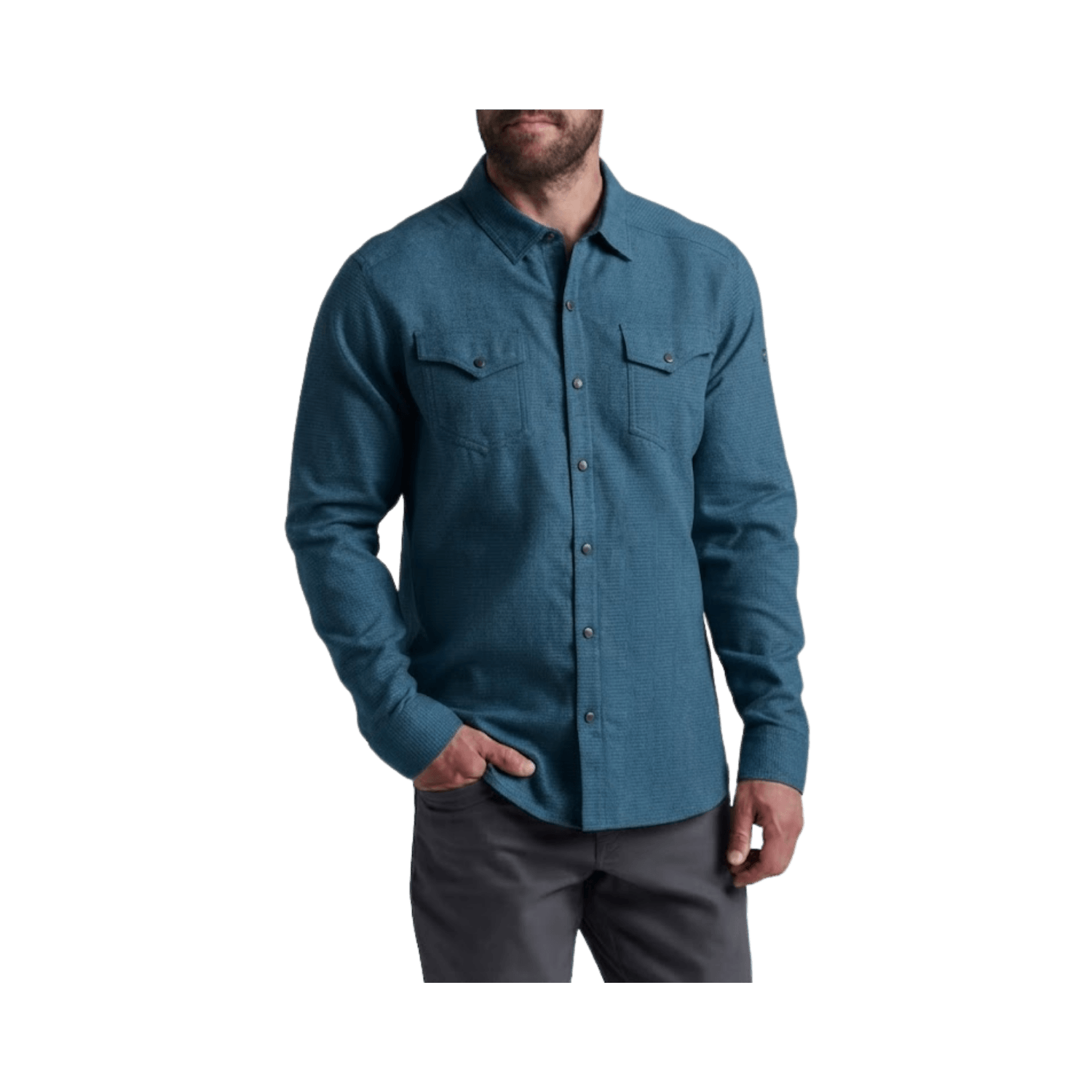 KUHL DISPUTR LS FJORD BLUE