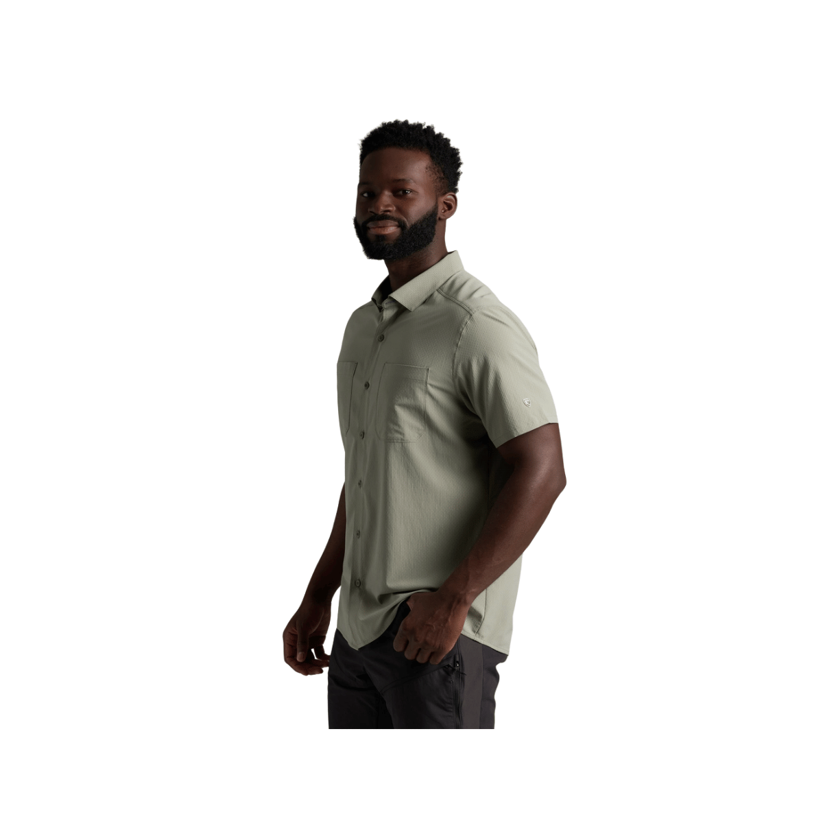 KUHL MEN'S EDGE SHORT SLEEVE SIDE ANGLE