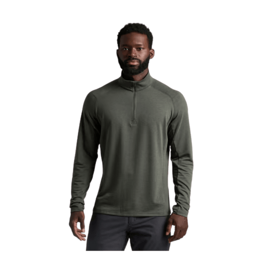 KUHL INFLUX 1/4 ZIP MOSS STONE