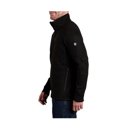 KUHL INTERCEPTR FULL ZIP - BLACK - SIDE VIEW