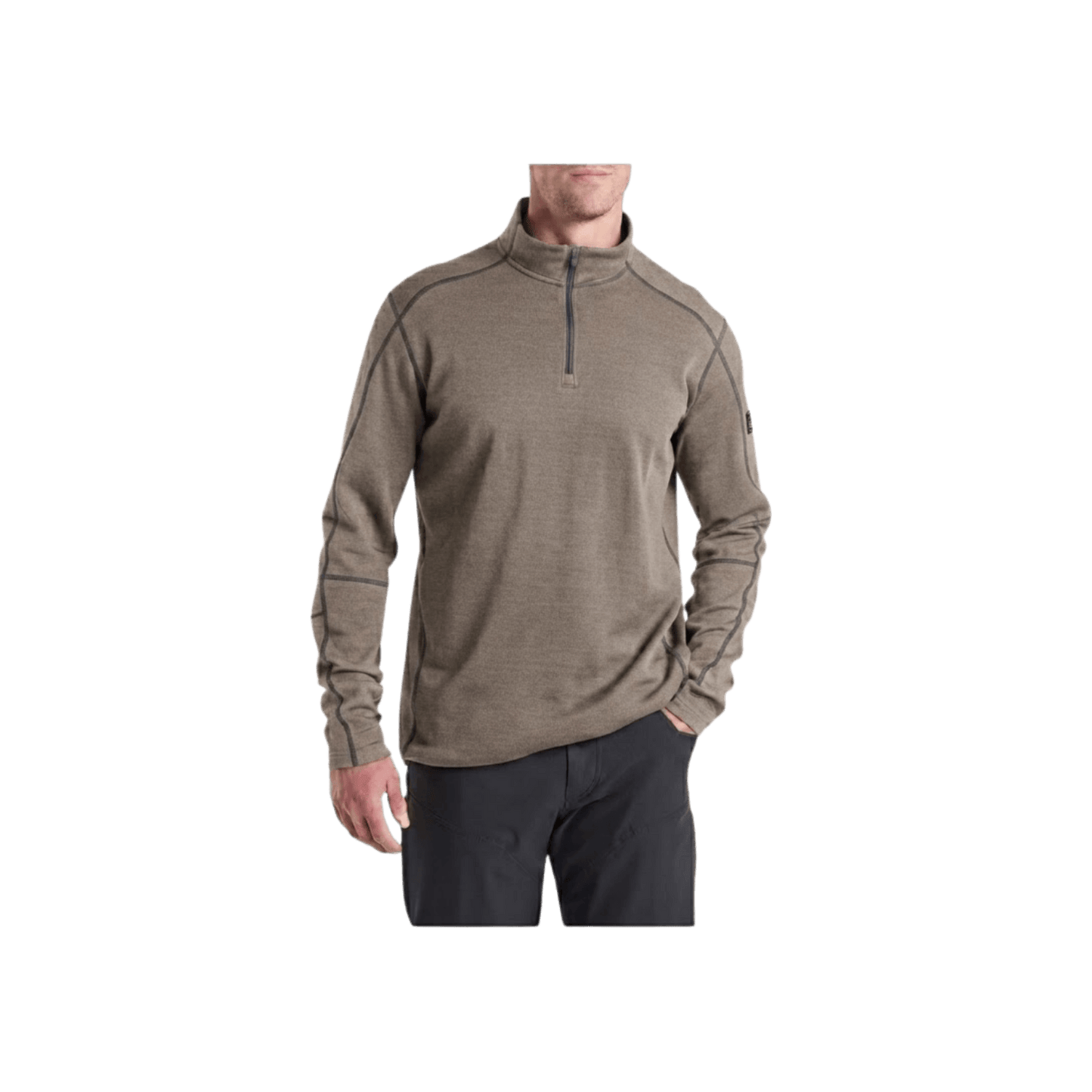 KUHL INVIGORATR MERINO 1/4 ZIP KANVAS