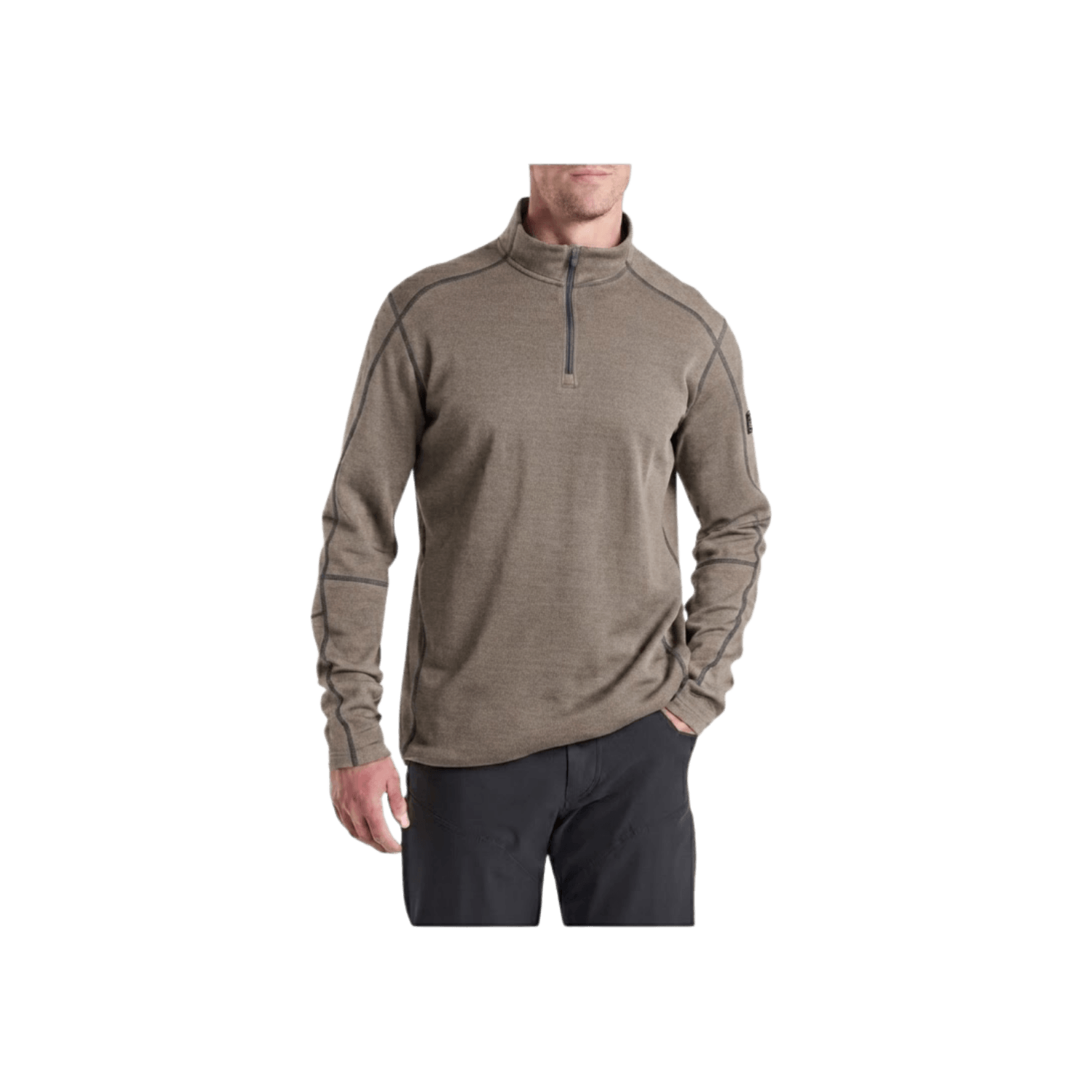 KUHL INVIGORATR MERINO 1/4 ZIP KANVAS