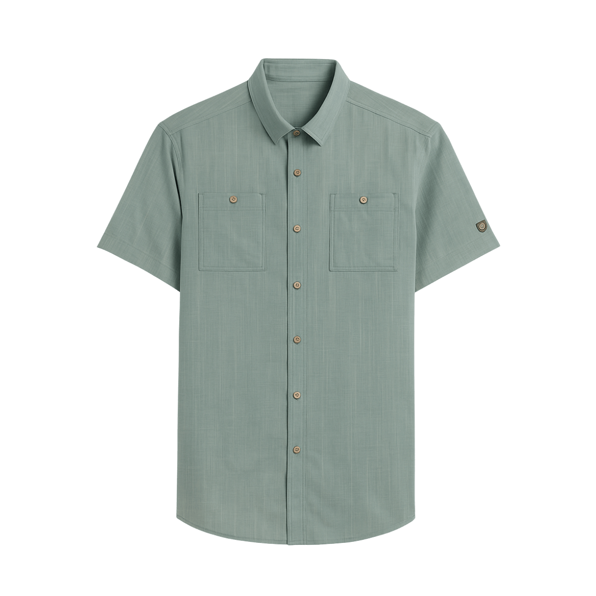 KUHL MEN'S KARIB STRIPE SHORT SLEEVE SHIRT - HAILSTORM