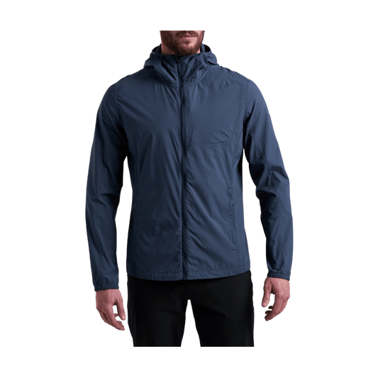 KUHL MEN'S DRIFTR FULL ZIP SHIRT - PIRATE BLUE - FRONT VIEW