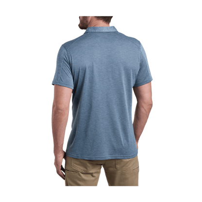 KUHL MEN'S  ENGINEERED POLO - BLUE COVE - BACK VIEW