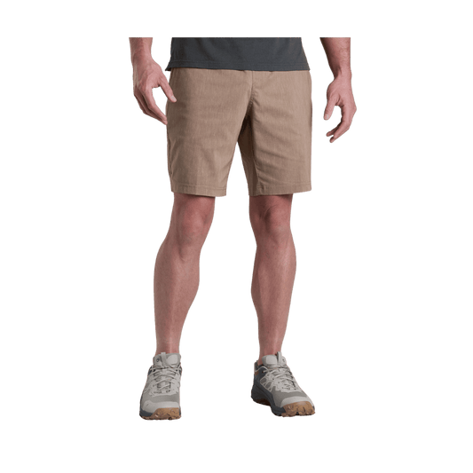 KUHL MEN'S GETAWAY SHORT 9" - KHAKI - FRONT VIEW