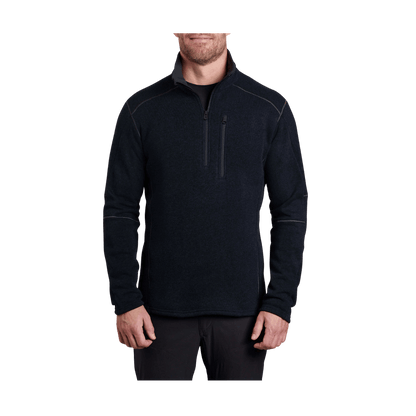 KUHL MEN'S INTERCEPTR 1/4 ZIP - MUTINY BLUE - FRONT VIEW