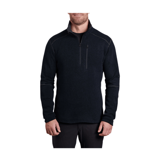 KUHL MEN'S INTERCEPTR 1/4 ZIP - MUTINY BLUE - FRONT VIEW