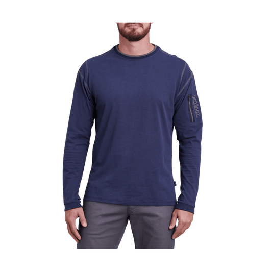 KUHL MEN'S KOMMANDO CREW - MUTINY BLUE - FRONT VIEW