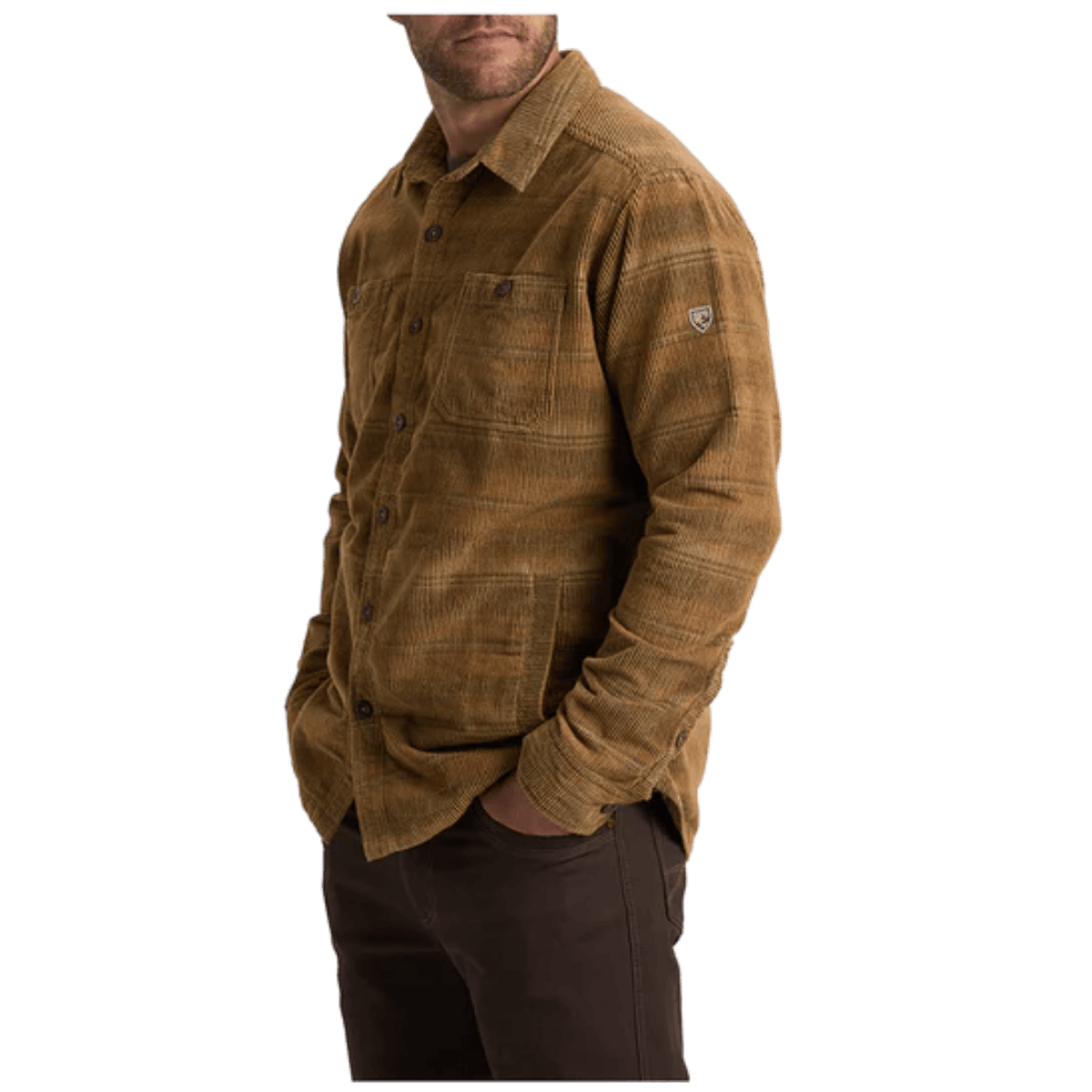 KUHL MEN'S ROGUE SHIRT JACKET - KANTEEN_SIDE ANGLE WW