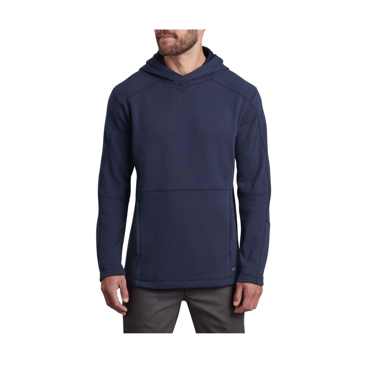 KUHL MEN'S SPEKTER PULL OVER HOODY - PIRATE BLUE  - FRONT VIEW