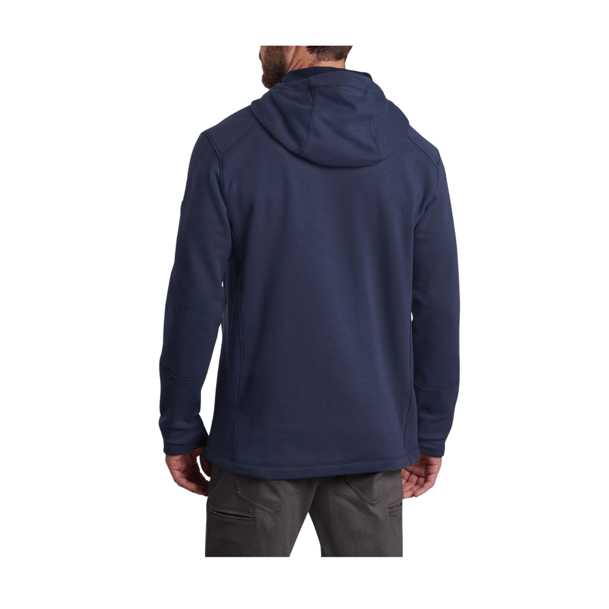 KUHL MEN'S SPEKTER PULL OVER HOODY - PIRATE BLUE - BACK VIEW