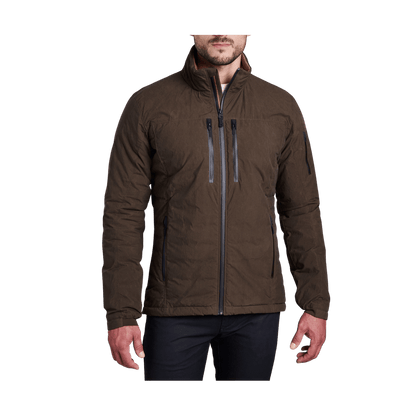 KUHL MEN'S WYLDEFIRE INSULATED HOODY - TURKISH COFFEE - FRONT VIEW