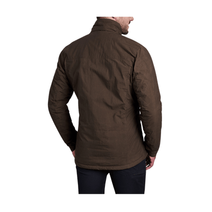 KUHL MEN'S WYLDEFIRE INSULATED HOODY - TURKISH COFFEE - BACK VIEW