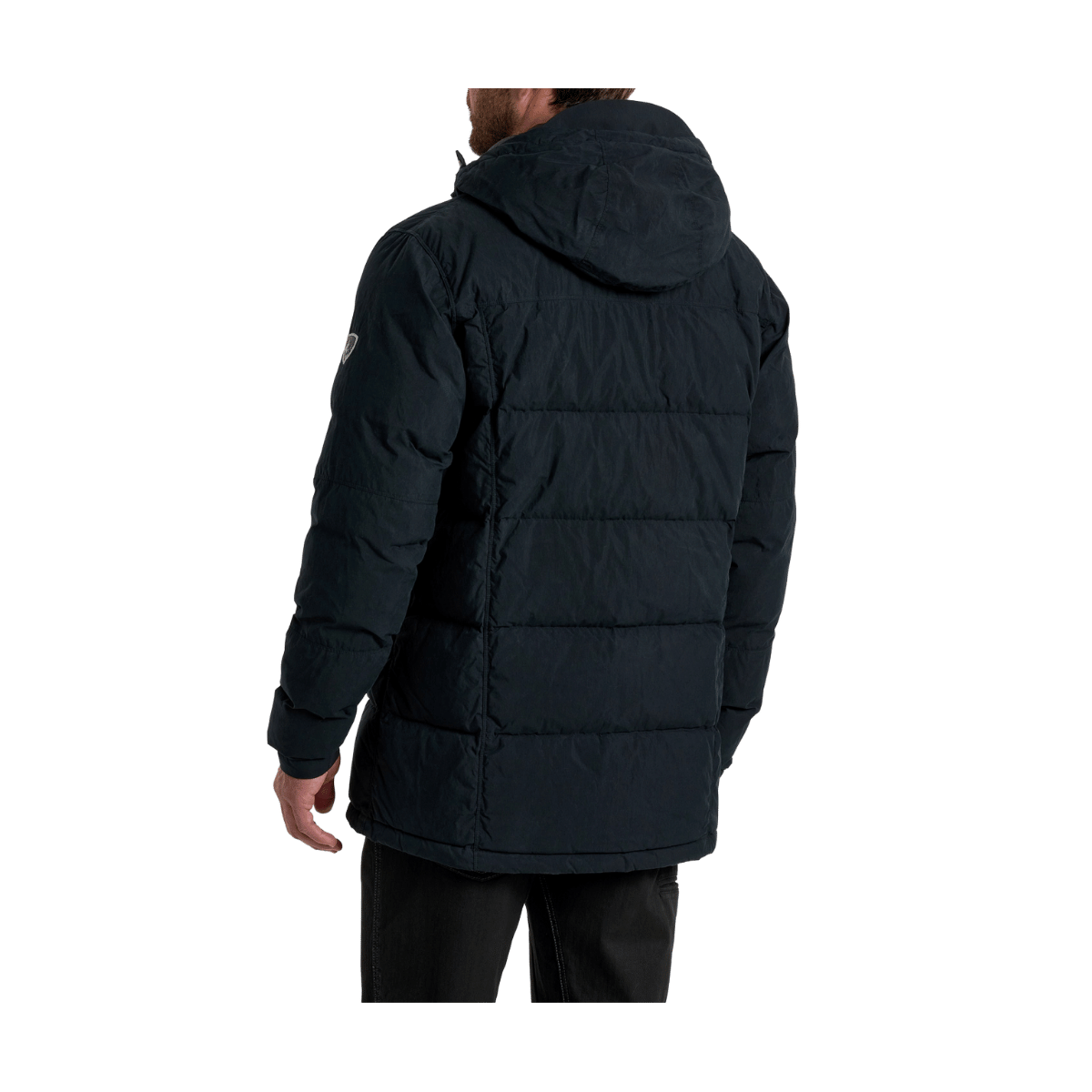 KUHL MEN'S WYLDEFIRE INSULATED PARKA - RAVEN - BACK VIEW