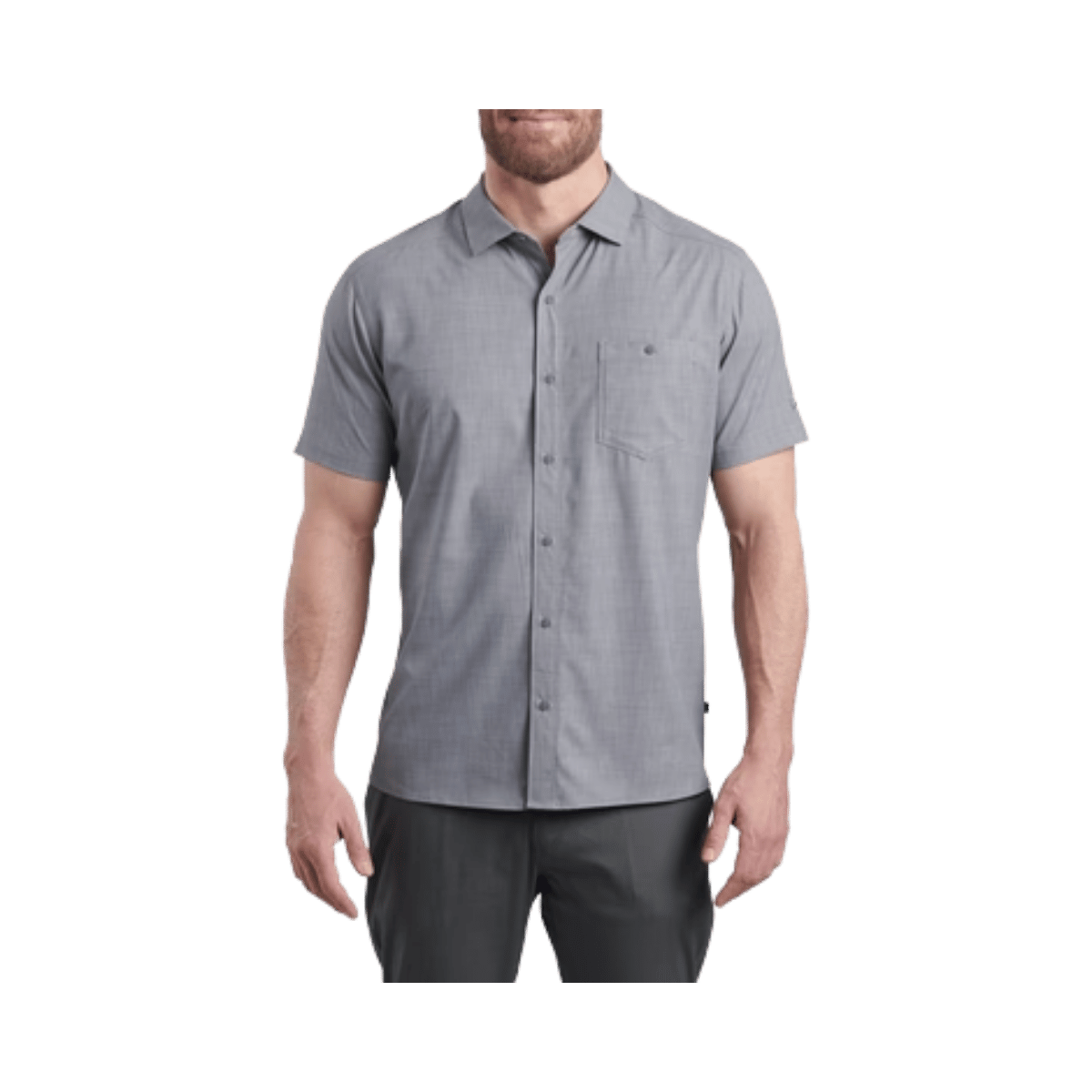 KUHL PERSUADR SS SHIRT ANCHOR GRAY