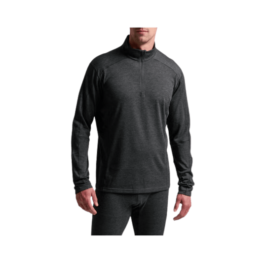 KUHL REACTIV LITE GRID 1/4 ZIP CARBON