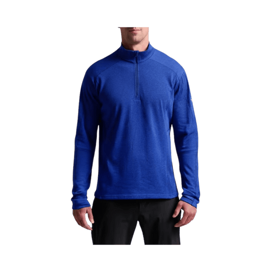 KUHL REACTIV LITE GRID 1/4 ZIP MUTINY BLUE