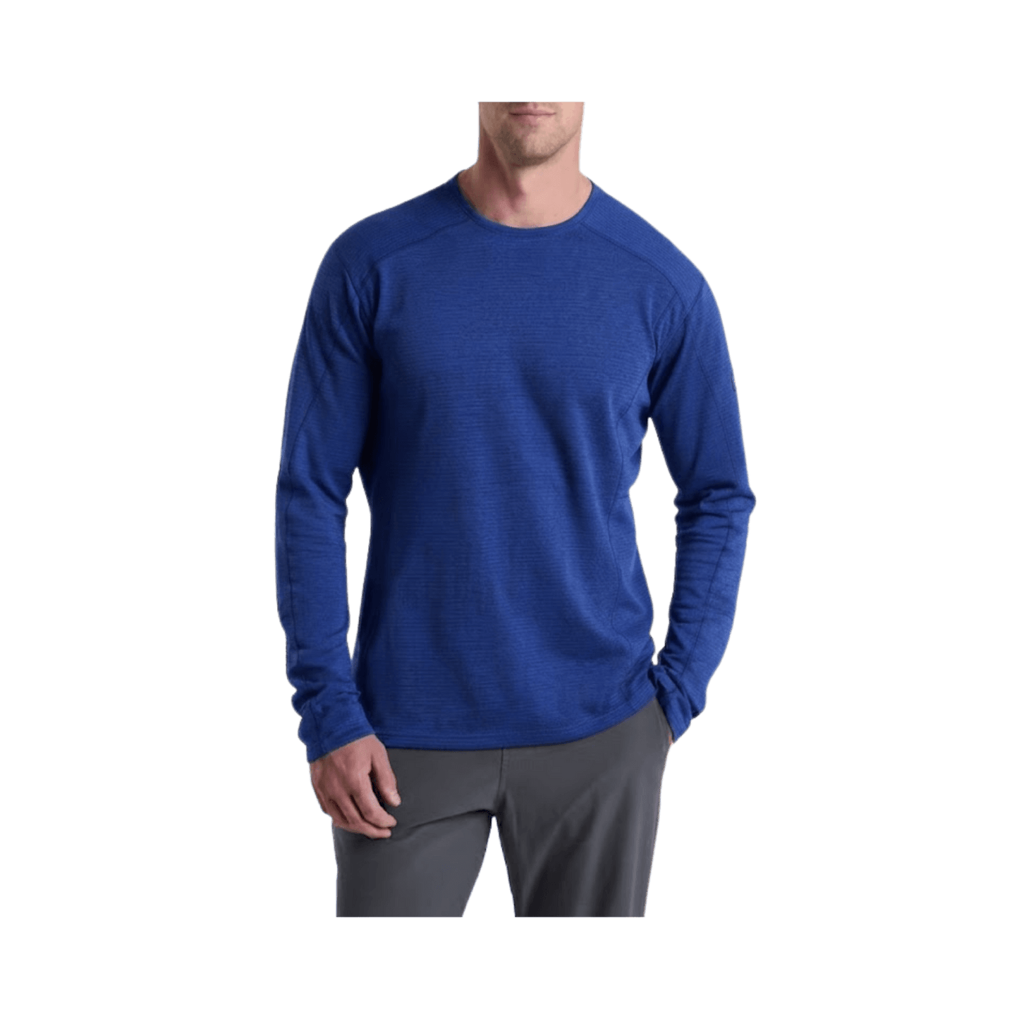 KUHL REACTIV LITE GRID CREW UTINY BLUE