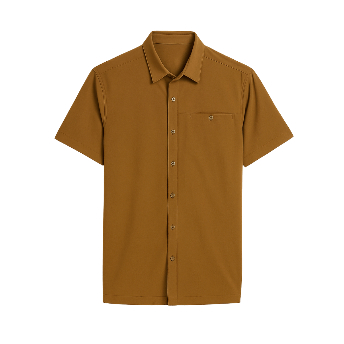 KUHL MEN'S RENEGADE SHORT SLEEVE SHIRT - DARK KHAKI