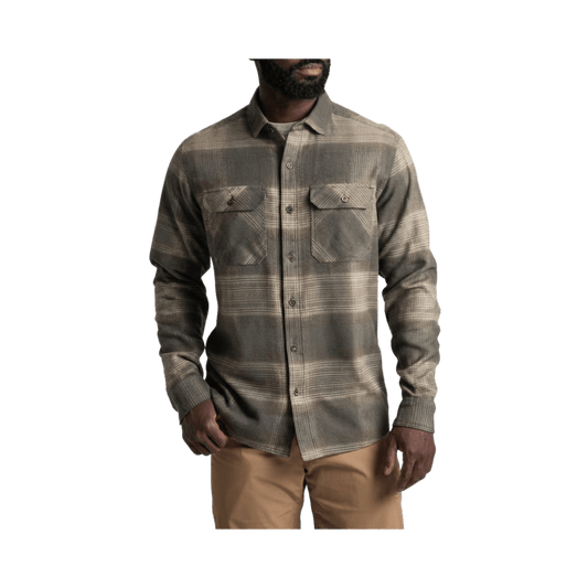 KUHL RYDR FLANNEL LS DARK SAND