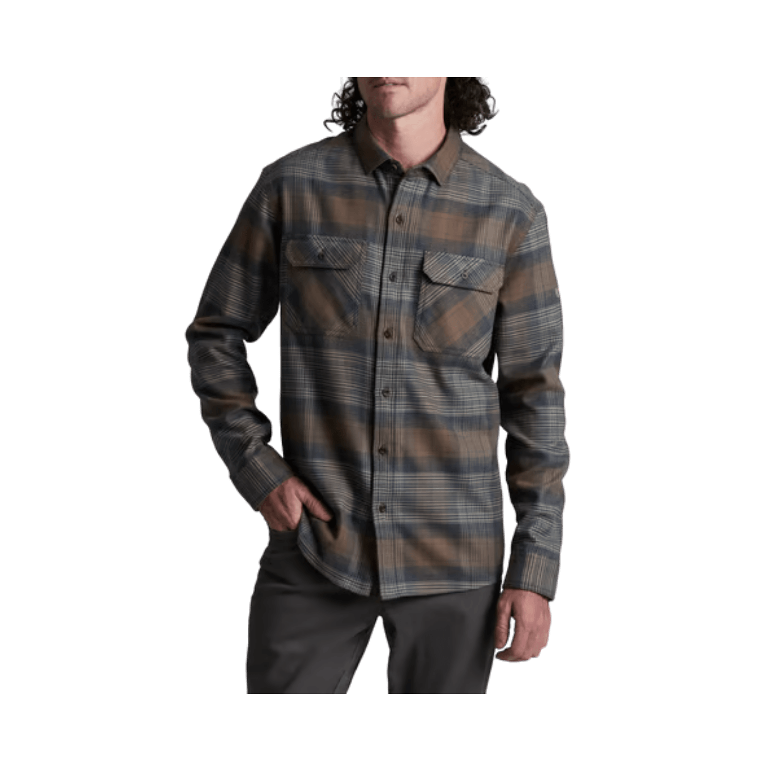 KUHL RYDR FLANNEL LS MIDNIGHT
