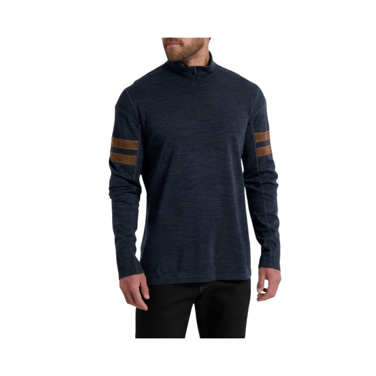 KUHL TEAM MERINO 1/4 ZIP MIDNIGHT