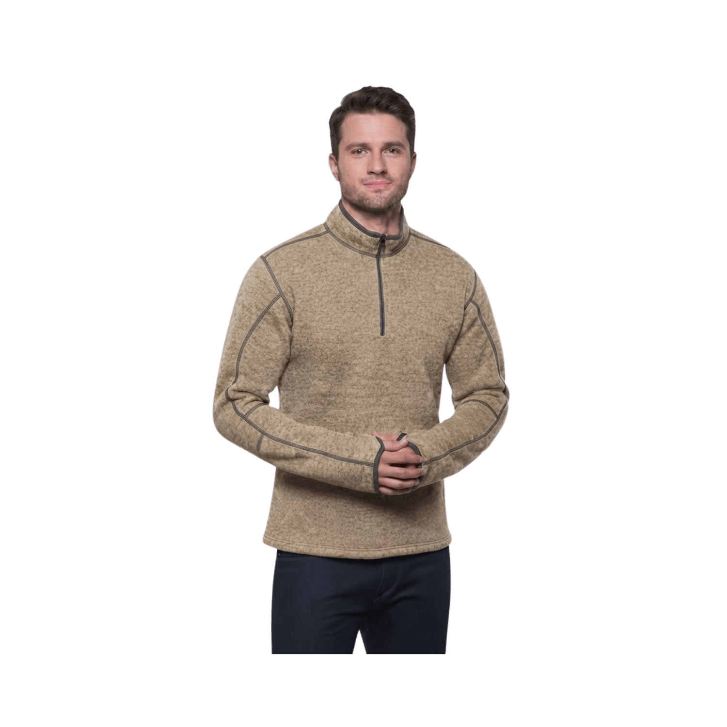 KUHL THOR 1/4 ZIP DESERT KHAKI
