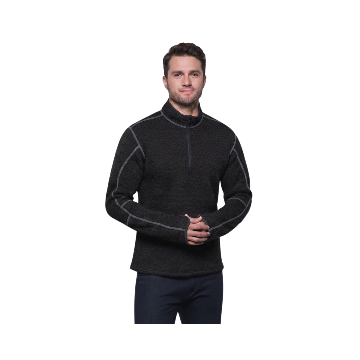 KUHL THOR 1/4 ZIP ONYX