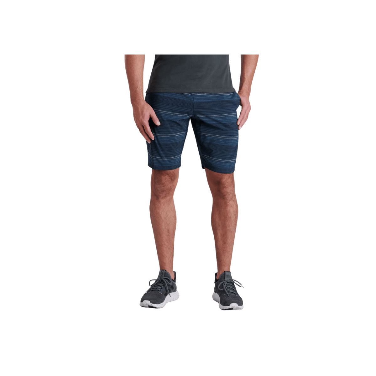 KUHL VANTAGE SHORT 10" PIRATE BLUE STRIPE