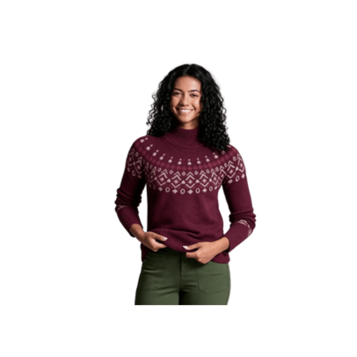 KUHL W ALPINA SWEATER MULBERRY