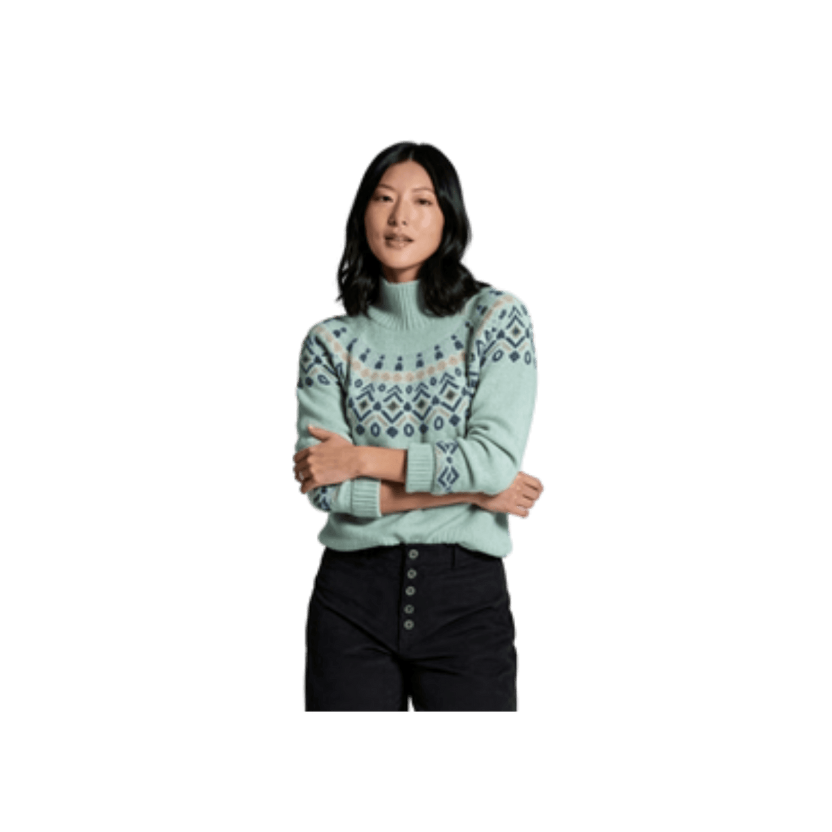KUHL WOMEN'S ALPINA SWEATER- SOFT PINE