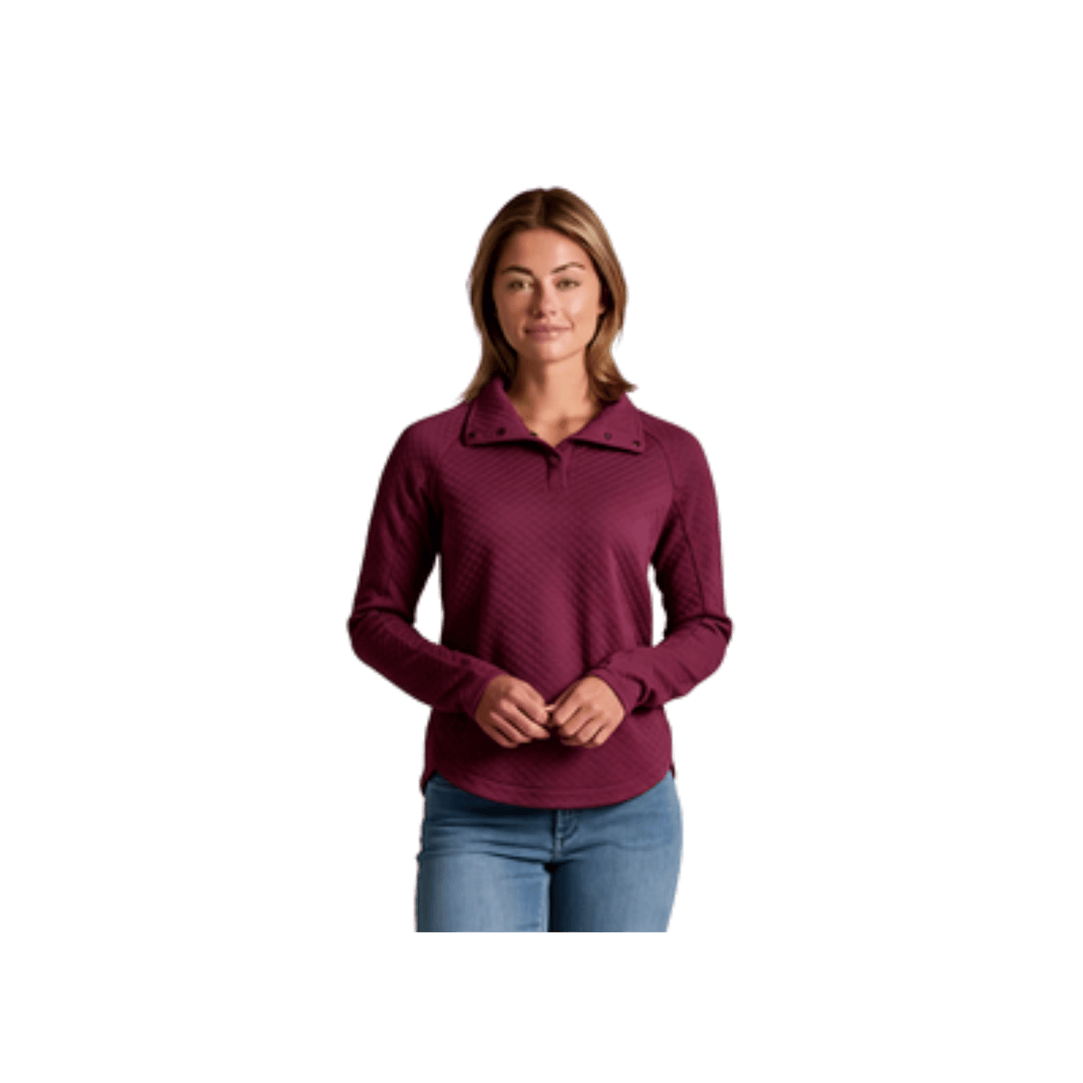 KUHL WOMEN'S ARGENTA PULLOVER- MULBERRY